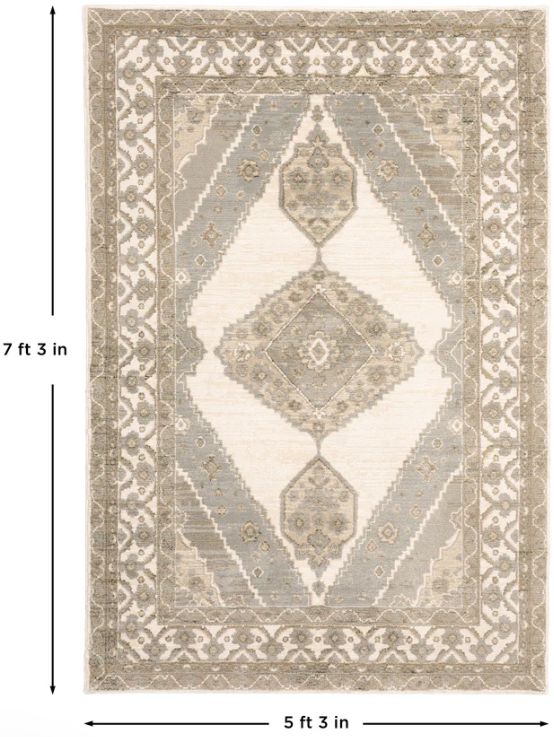 Oriental Weavers™ Andorra Style 1 5'x7' Area Rug-2