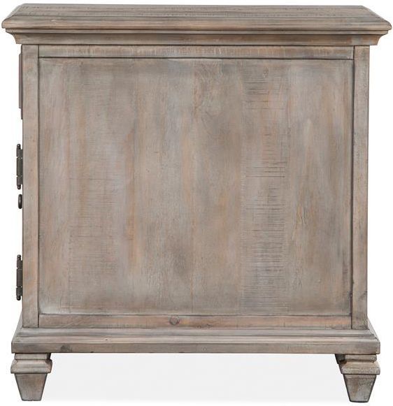 Magnussen Home® Lancaster Dovetail Grey Chairside End Table-2