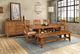 Horizon Home® Urban Rustic Brown 84" Dining Table-2