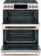 Café™ 30" Matte White Slide In Dual Fuel Range-1