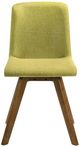 Armen Living Gina Brown/Olive Green Dining Chair-2