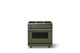 Viking® 5 Series 36" Martini Pro Style Dual Fuel (LP) Range with Polished Chrome Trim-0