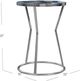 Bassett Mirror Leuris Agate Accent Table with Silver Base-2