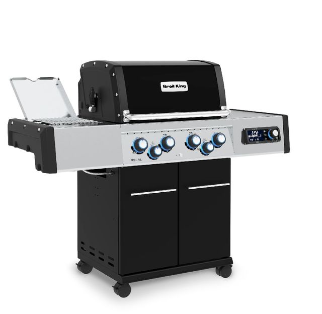 Broil King® Regal™ Q 490 Pro 4-Burner Black Freestanding Natural Gas Grill-2