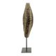 A & B Home Brown Decorative Wheel Sculpture-3