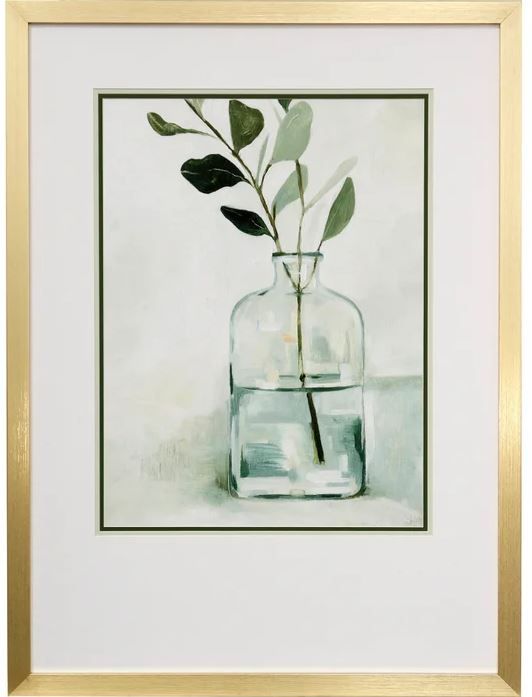 Stylecraft Green/Off-White Framed Print-0