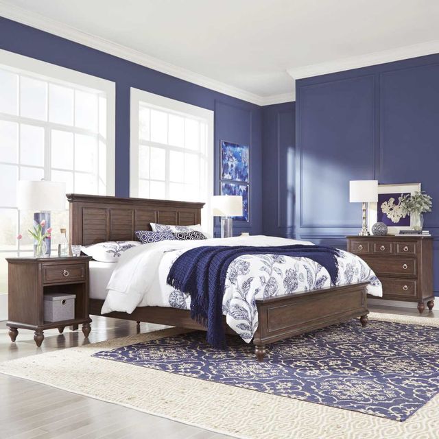 Homestyles® Southport 3-Piece Distressed Oak King Bedroom Set-0