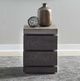 Liberty Furniture Piedmont Ash Chairside Table with Charcoal Base-1