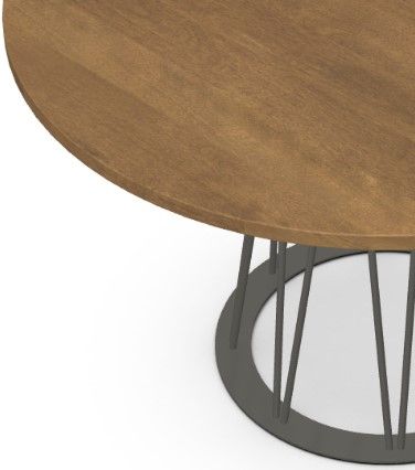 Amisco Customizable Calypso Dining Table with 39" Solid Birch Top -3