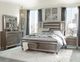 Homelegance® Tamsin Gray/Silver Metallic Nightstand-1