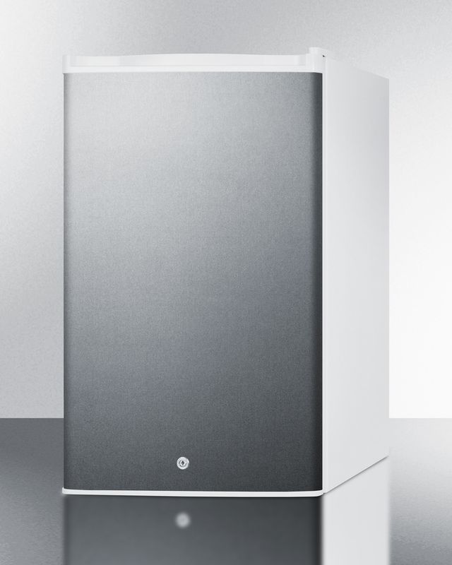 Summit® 17" 2.5 Cu. Ft. Stainless Steel Compact Refrigerator-1