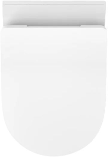 KOHLER® Brazn® White Wall-Hung Round-Front Toilet, Dual-Flush-4