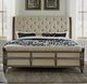 Liberty Furniture Americana Farmhouse Beige/Dusty Taupe King Upholstered Sleigh Bed-1