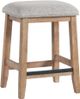 Intercon Highland Gray/Rustic Sandwash Backless Stool-0