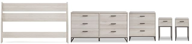 Signature Design by Ashley® Socalle 5-Piece Natural Full Bedroom Set-0