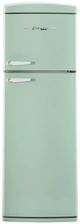 Unique® Appliances Classic Retro 24" 11 Cu. Ft. Summer Mint Green Counter Depth Top Freezer Refrigerator-0