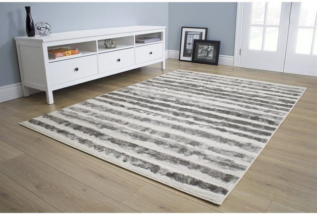 Kalora Interiors Focus White 1'11" x 3'7" Rug-1