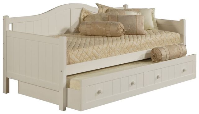 HH2 Home Staci White Twin Daybed with Trundle-0