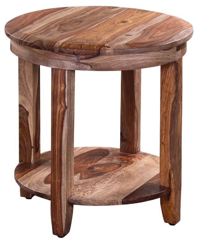 Porter International Designs Sonora Harvest Round End Table-0