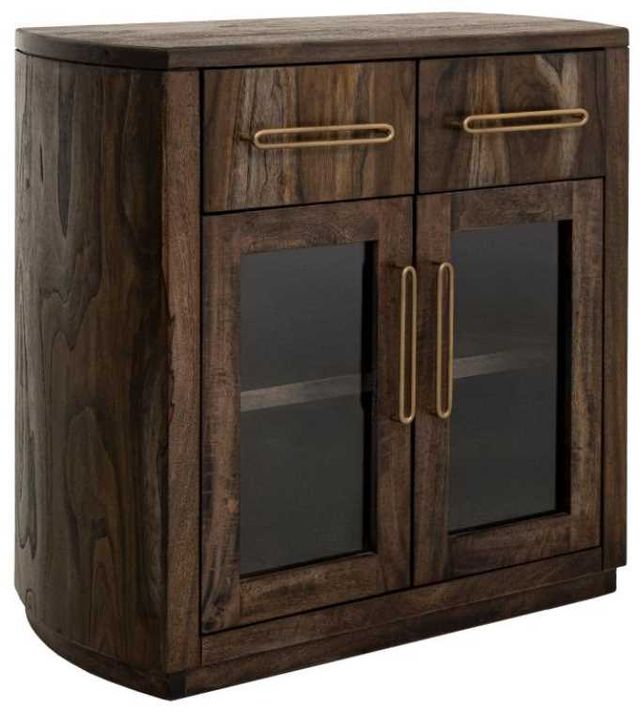 International Furniture Direct Balam Stained Dark Server-0