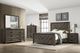 Elements International Eleanor Mocha Gray Queen Panel Bed-1