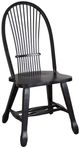 Liberty Furniture Treasures Black Sheaf Back Side Chair-0