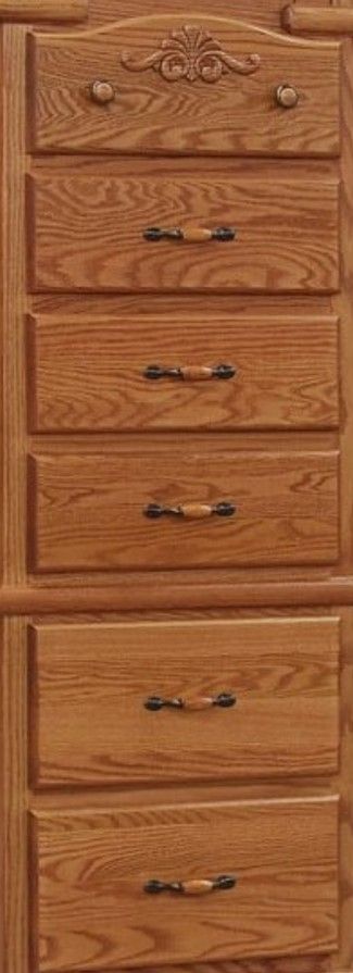 Wolfcraft Furniture Vintage Brown Lingerie Chest-1