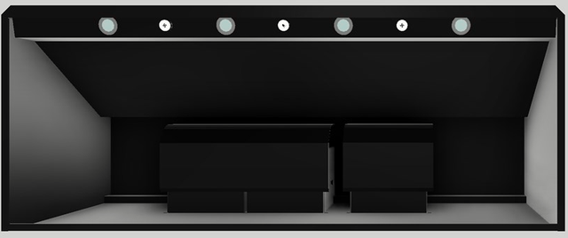 Vent-A-Hood® 54" Black Wall Mount Range Hood-3
