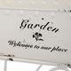 A & B Home White Decorative Wheelbarrow Planter-5