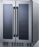 Summit® 4.6 Cu. Ft. Stainless Steel Wine Cooler-1