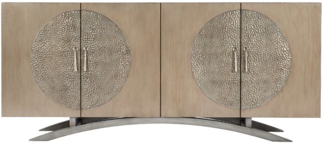 Hooker® Furniture Melange Nolita Champagne Entertainment Console-2