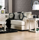 Furniture of America® Germaine Ivory Sofa and Loveseat-2
