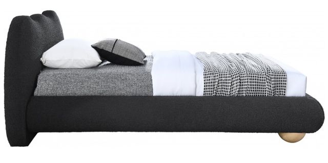 Meridian Furniture Hyde Black Twin Upholstered Panel Bed-3