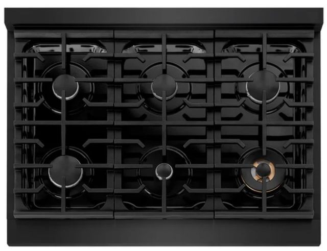 ZLINE Paramount 36" Black Stainless Steel Gas Cooktop -2