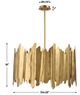 Uttermost® Golden Gate Gold Pendant-2