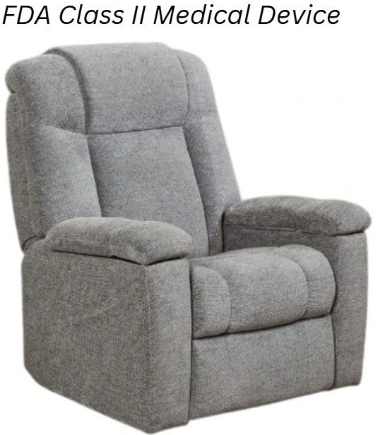 UltraComfort™ Venice Slate Large Power Lift Recliner-0