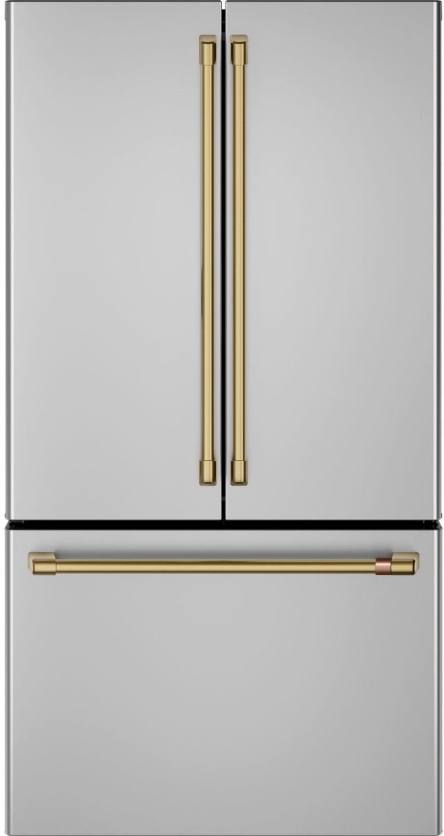 Café™ Brushed Brass Refrigeration Handle Kit-1