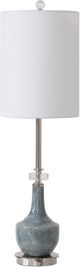 Uttermost® Piers Mottled Blue Glaze Buffet Lamp-3