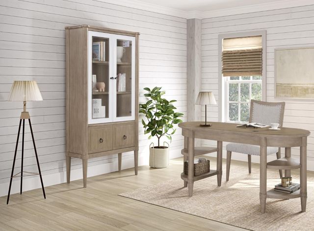 Bernards Citrus Heights Brown Display Bookcase-3