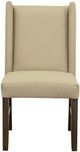 International Furniture Direct Forge Brown/Ivory Leather Dining Side Chair-2