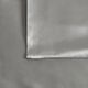 Olliix by Madison Park Silk 100% Mulberry Single Grey King Pillow Case-3