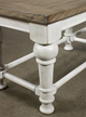 Riverside Furniture Southport Antique Oak/Smokey White Dining Bench-1