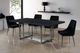 Meridian Furniture Karina Black/Chrome Velvet Dining Chair-4