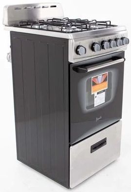 Avanti® 20" Stainless Steel Freestanding Gas Range-1