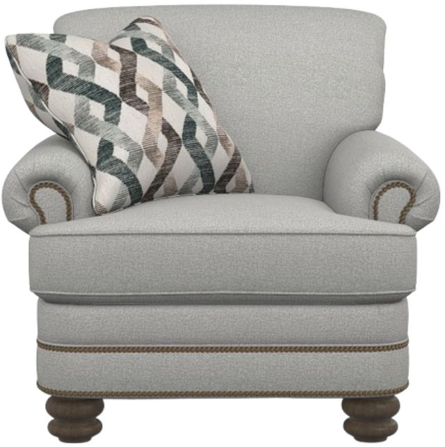 Flexsteel® Bay Bridge Silver Glacier Chair-1