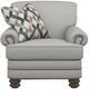Flexsteel® Bay Bridge Silver Glacier Chair-1