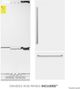 ZLINE 30" 16.1 Cu. Ft. White Matte Built In Bottom Freezer Refrigerator-4