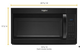 Whirlpool® 1.7 Cu. Ft. Black Over The Range Microwave-2