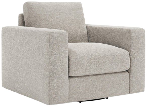 Bernhardt Drew Bernhardt Living Beige Swivel Chair-1