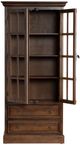 Crestview Collection Rutherford Brown Curio Cabinet-3